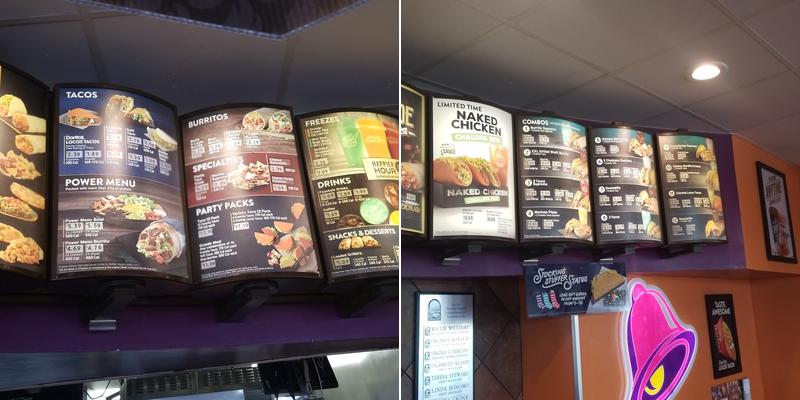Taco Bell Menu