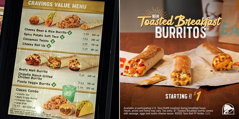 Taco Bell Menu