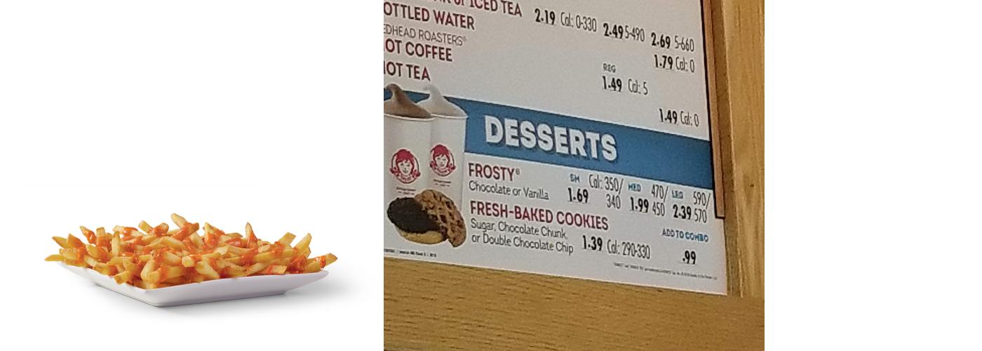 Wendy's Menu