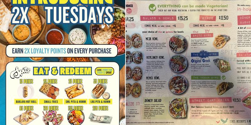 Spitz - Bozeman Menu