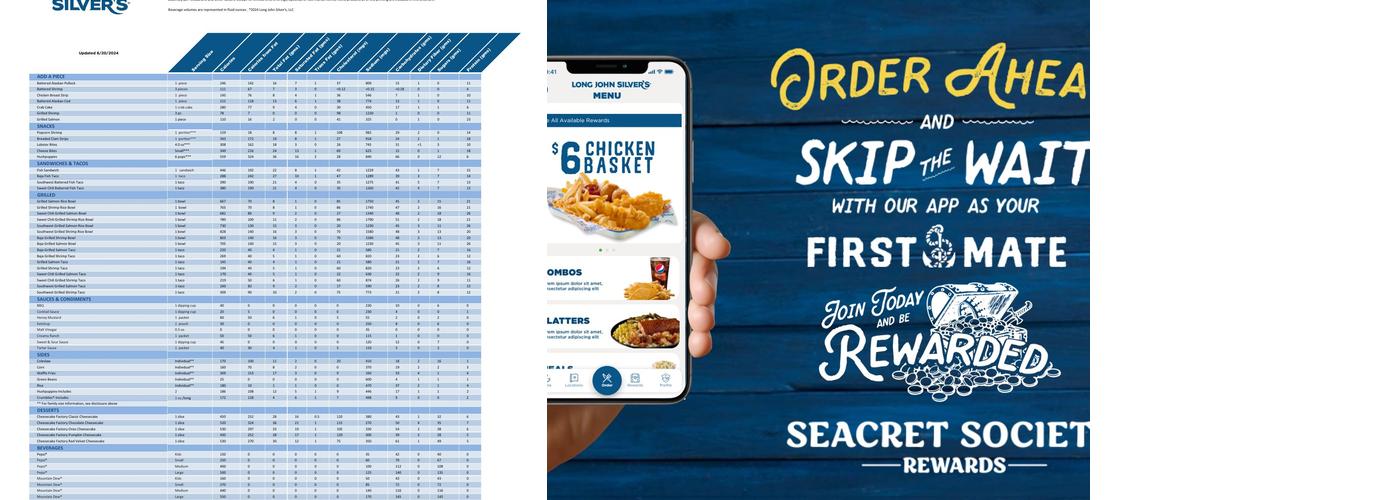 Long John Silver's Menu