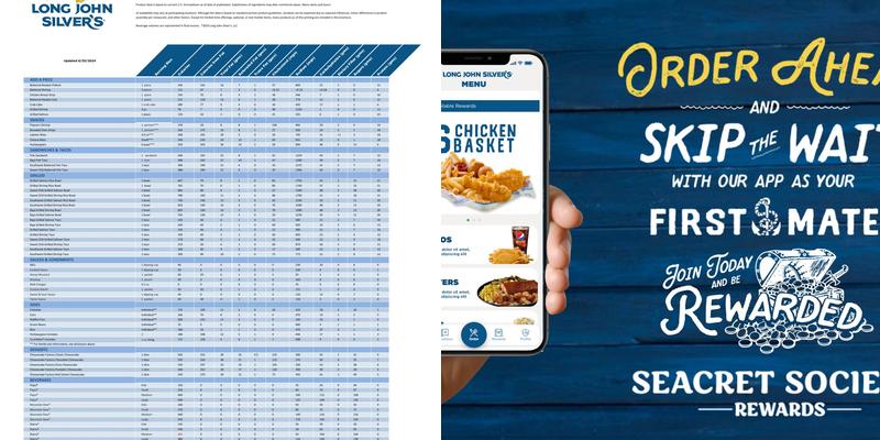 Long John Silver's Menu