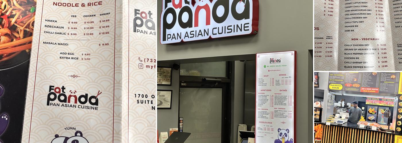 Fat Panda Menu