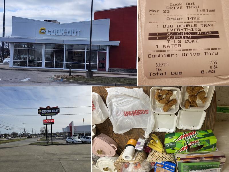 Cook Out 706 Northview Dr, Mt Sterling