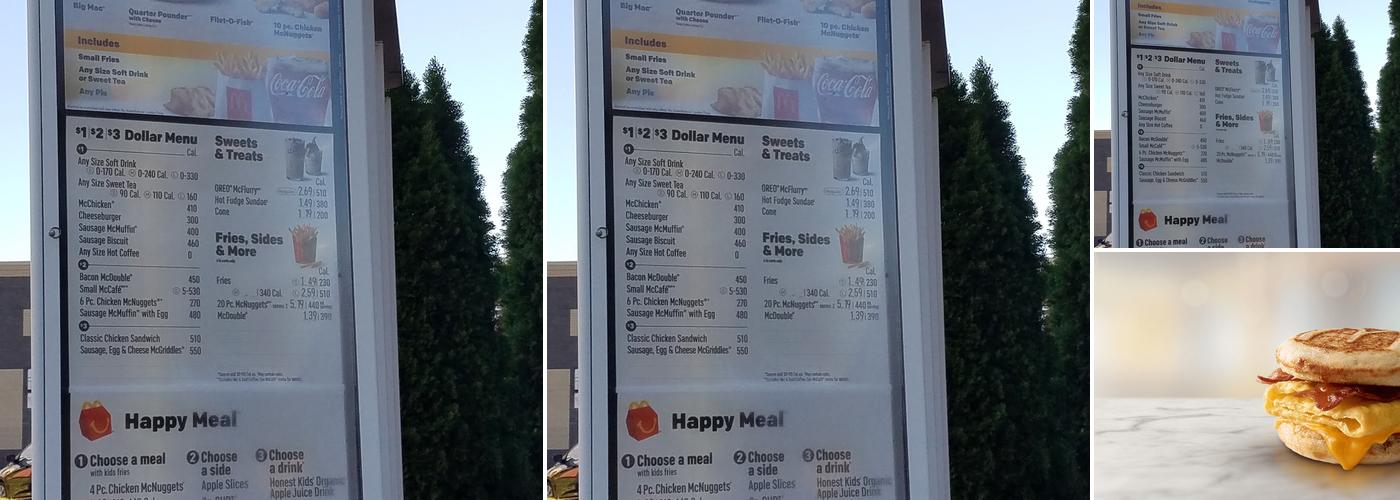 McDonald's Menu