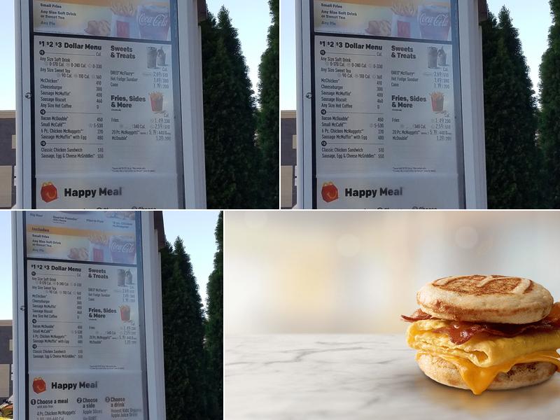 McDonald's Menu