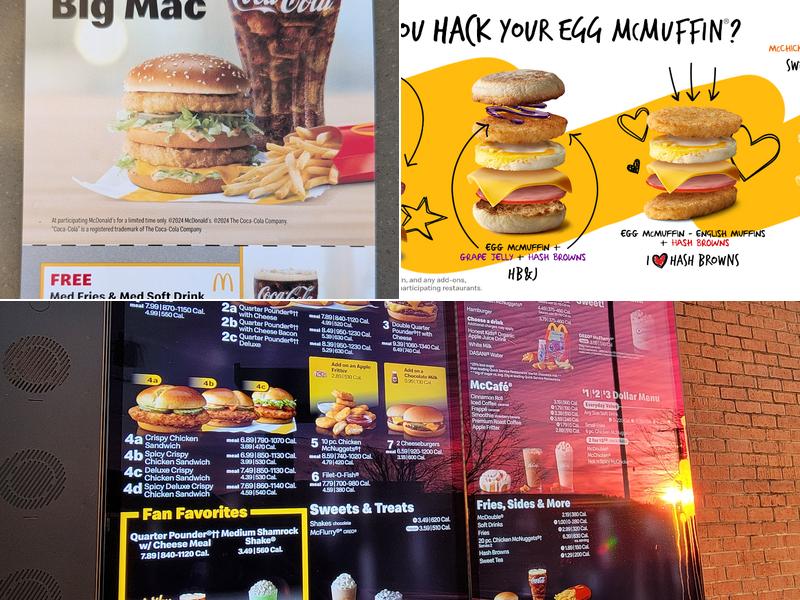 McDonald's Menu