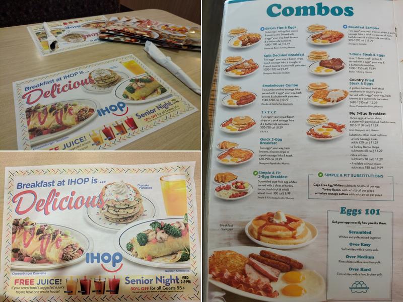 IHOP Menu