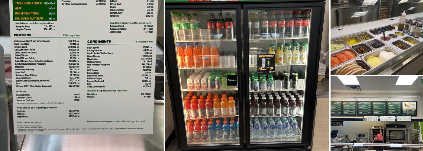 Subway Menu