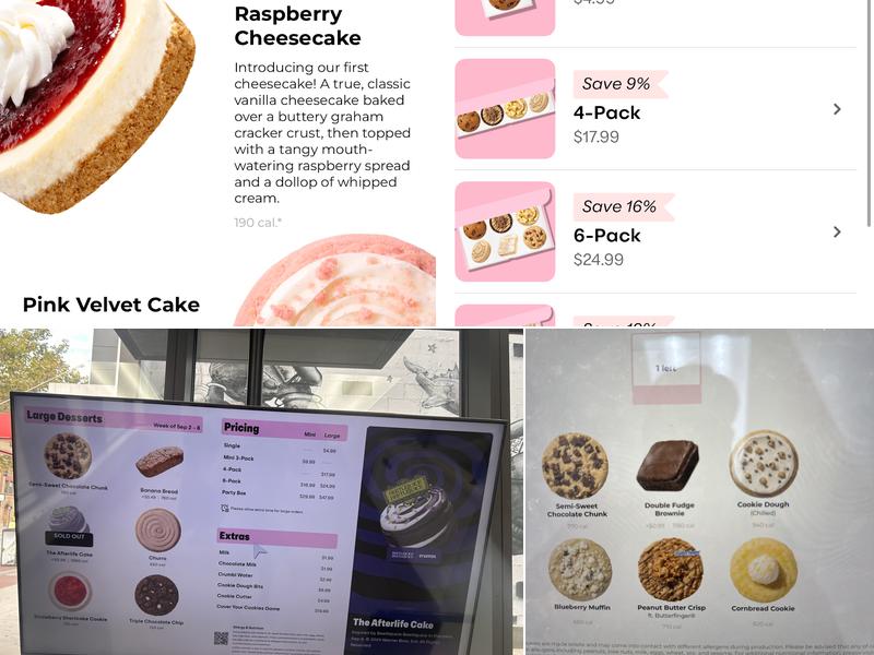 Crumbl Menu