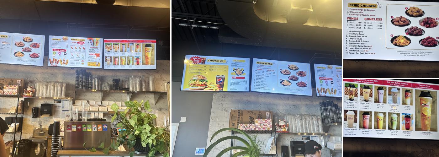 Chick Bo Bao Menu