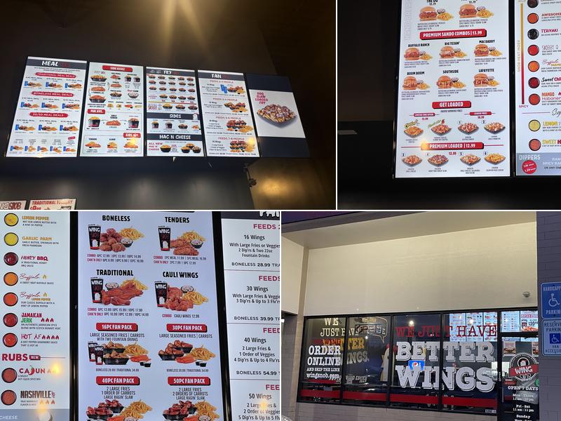Wing Snob Menu