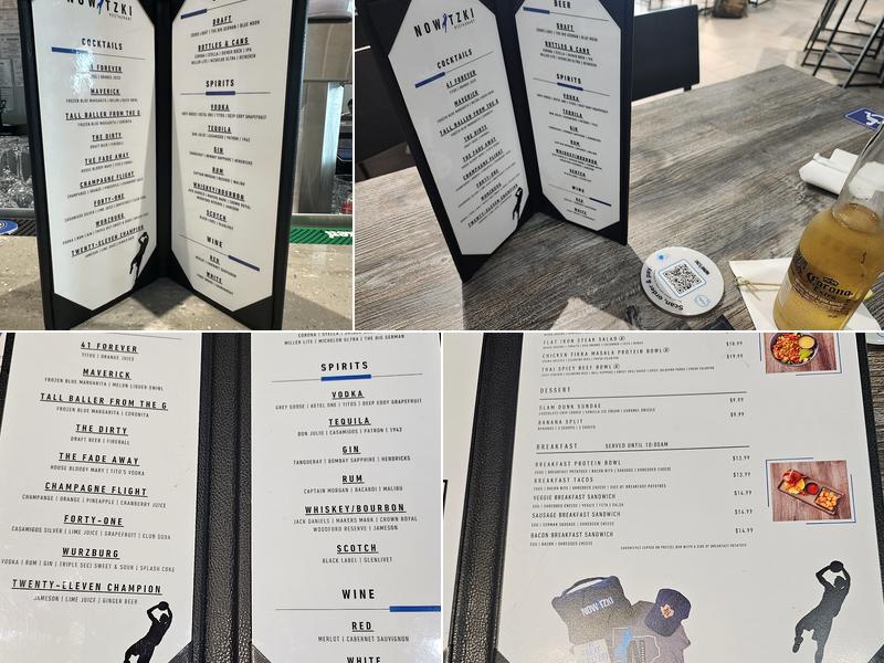 Nowitzki Menu