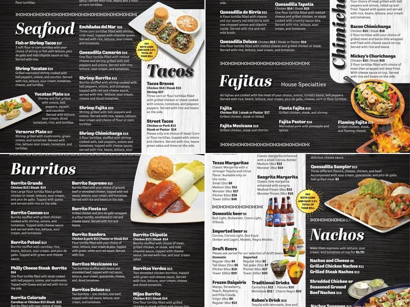 GDL Mexican Restaurant Menu