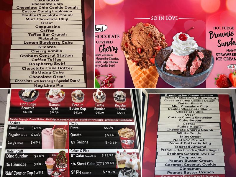 Bruster's Real Ice Cream Menu