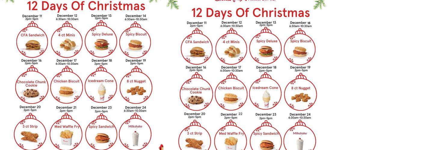 Chick-fil-A Menu