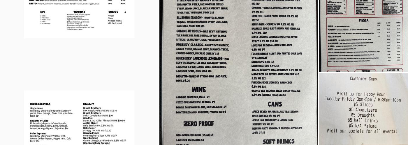 ZA Menu