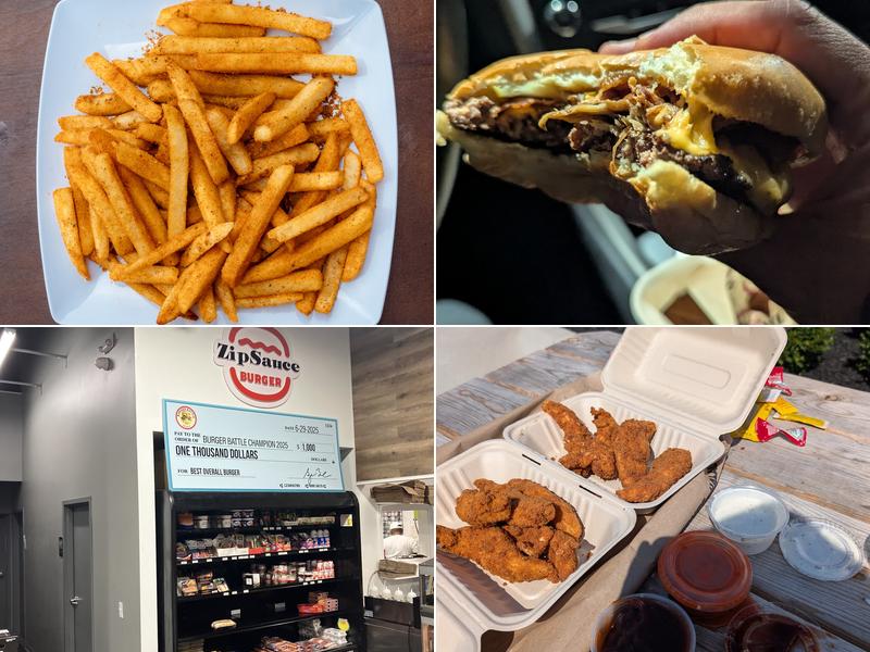 ZipSauce Burger 2807 24th St, Port Huron