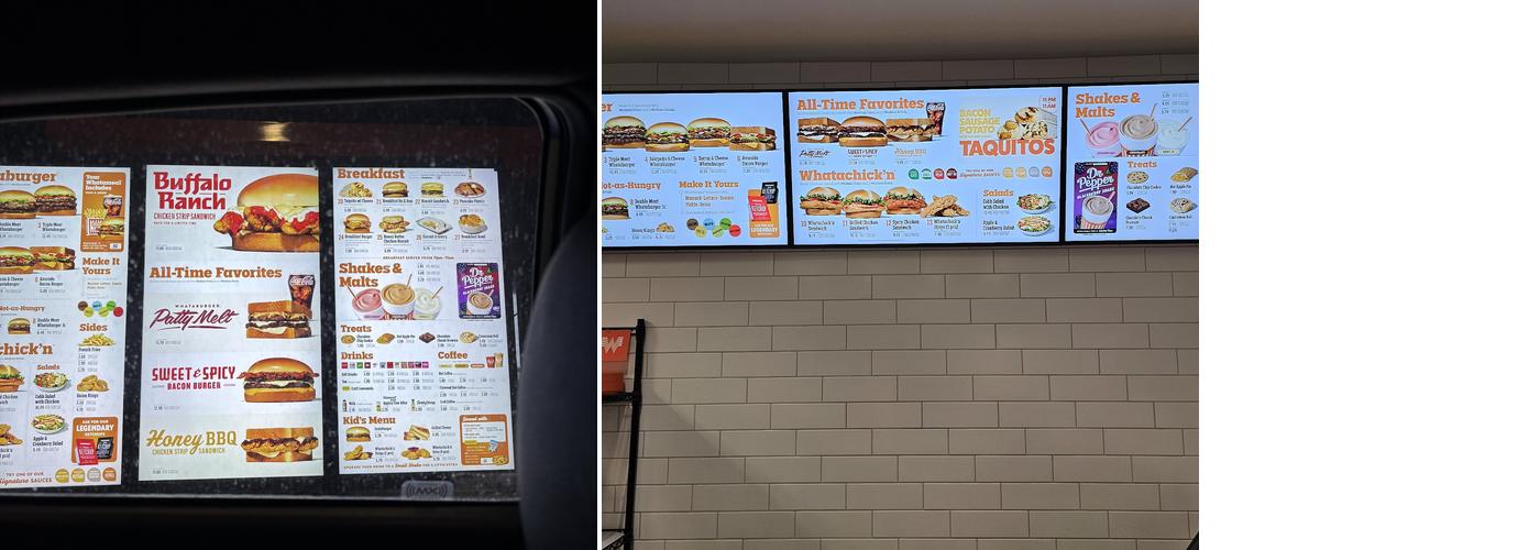 Whataburger Menu
