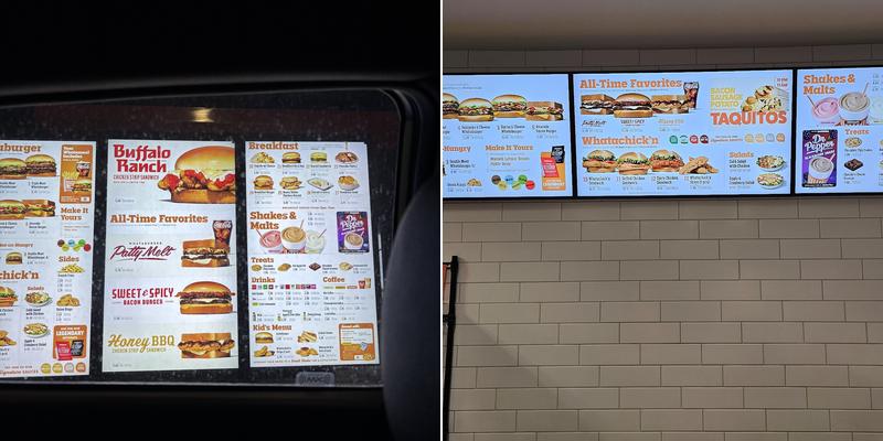 Whataburger Menu