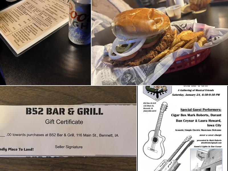 B52 Bar & Grill 116 Main St, Bennett