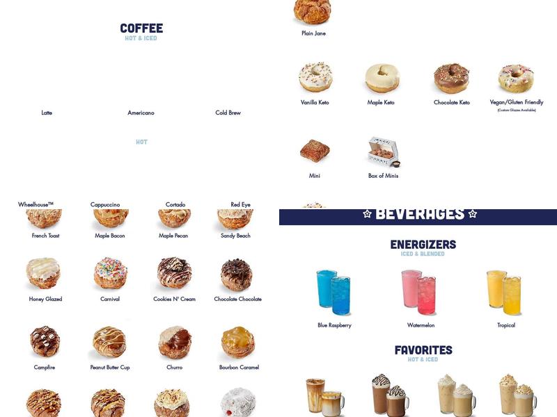 Parlor Doughnuts Menu