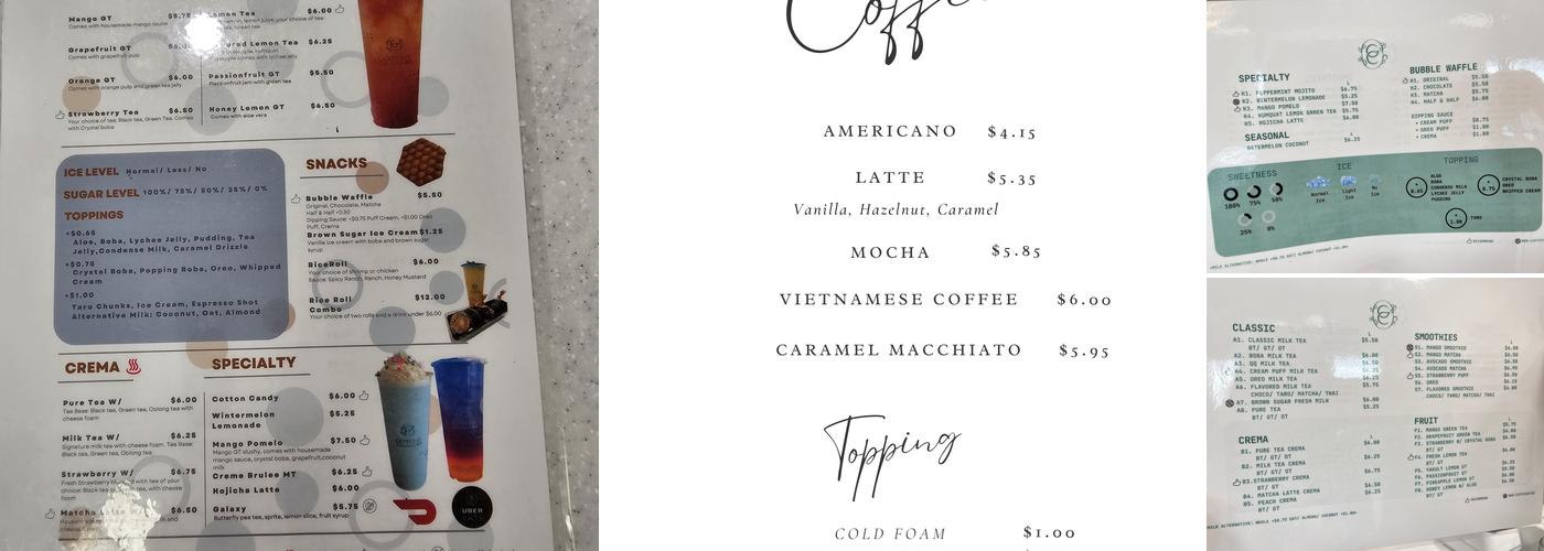 GOTCHA Menu