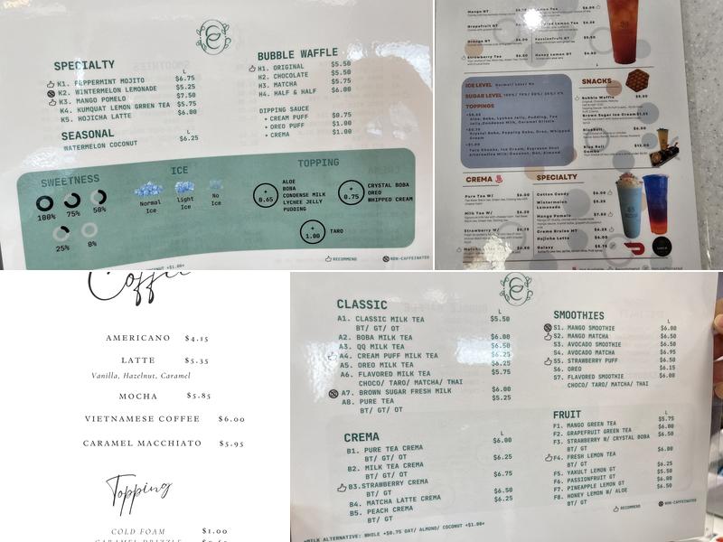 GOTCHA Menu