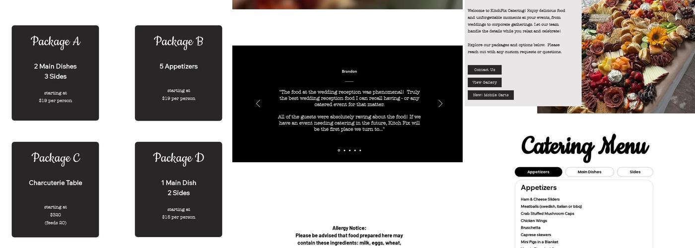 Kitchfix Menu