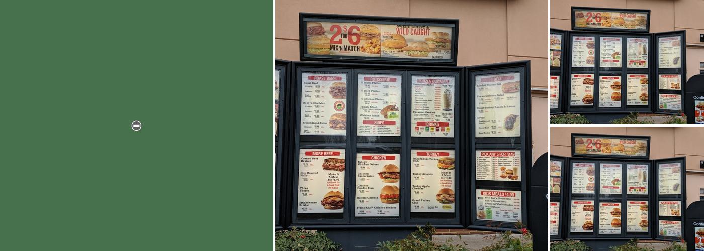 Arby's Menu