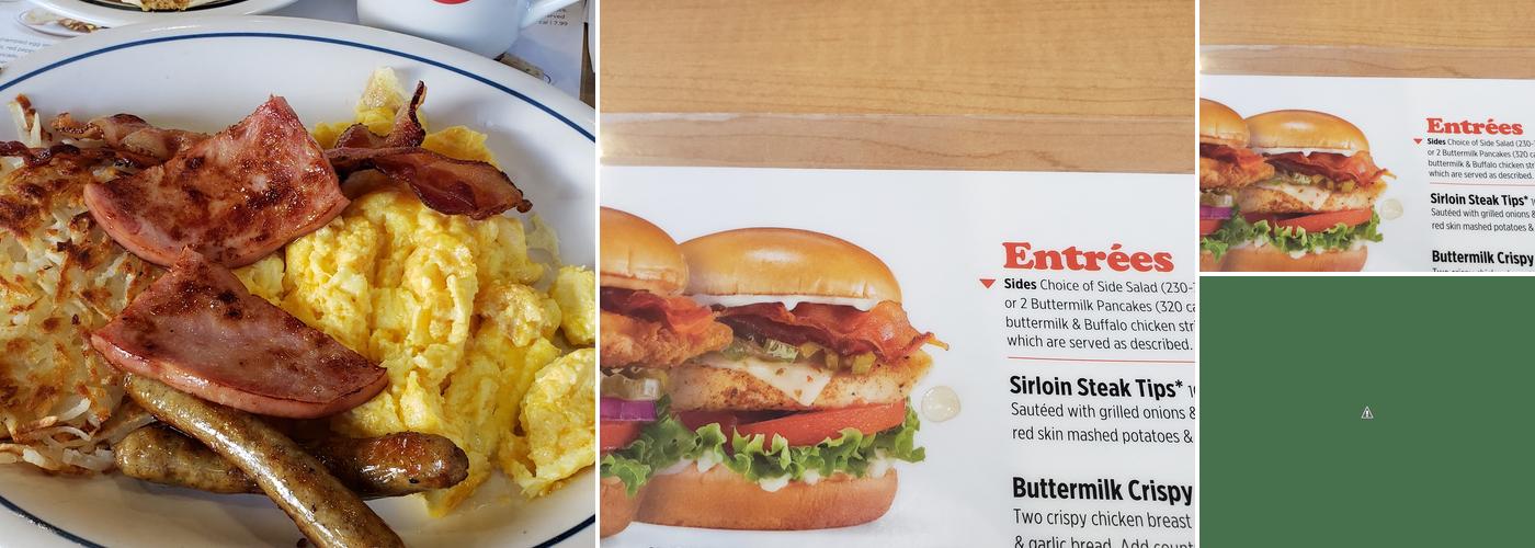 IHOP Menu