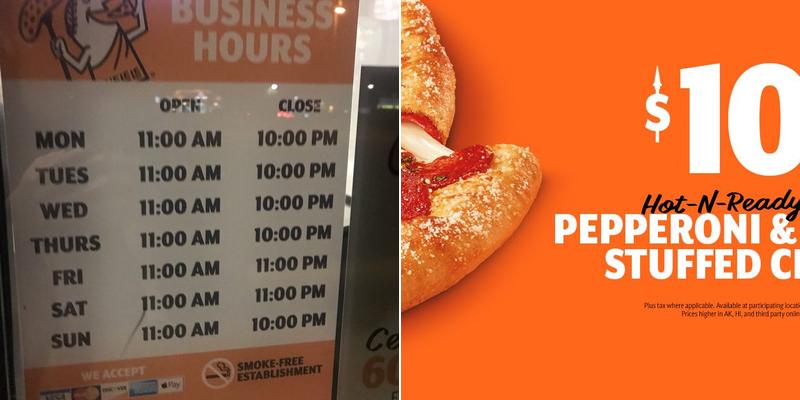 Little Caesars Pizza Menu