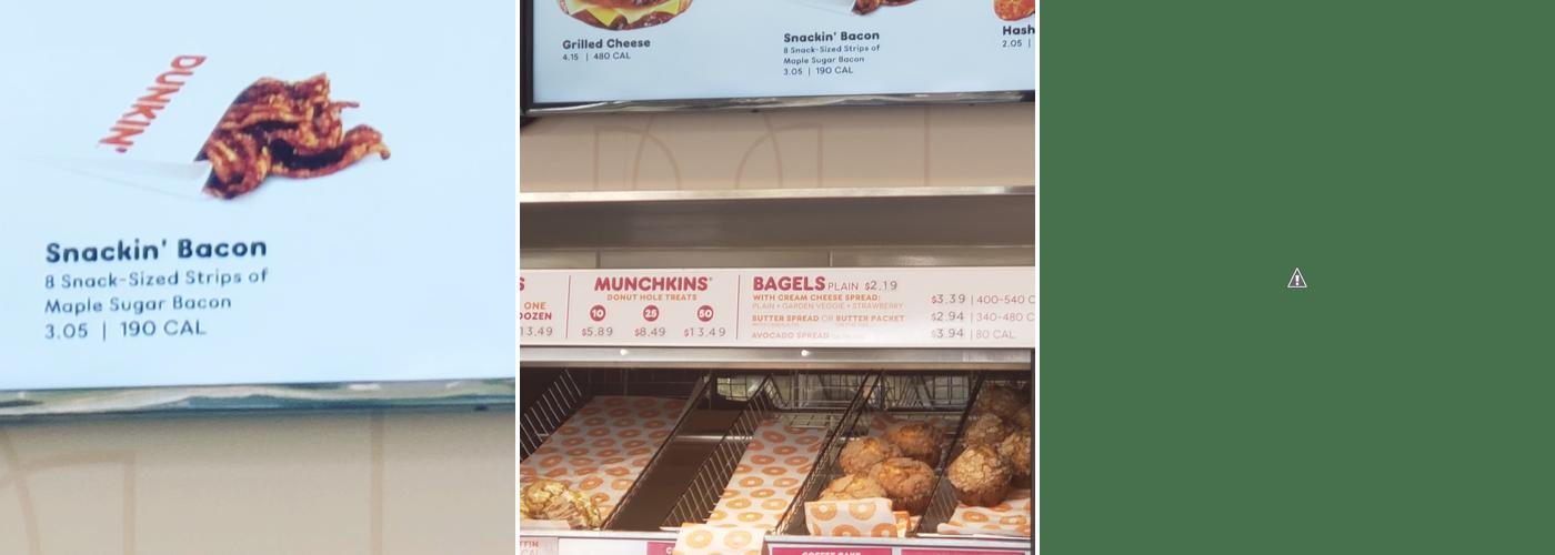 Dunkin' Menu