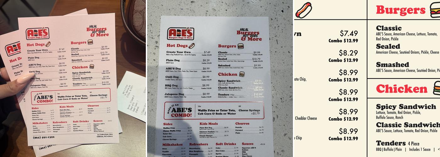ABES Menu
