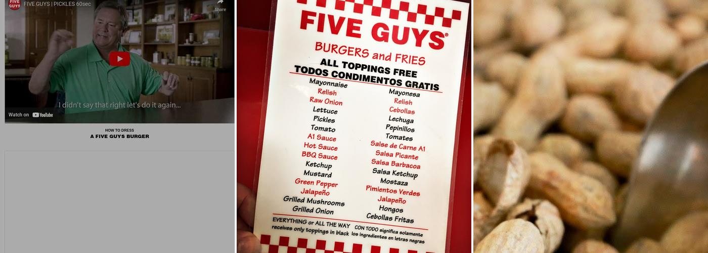 Five Guys Menu