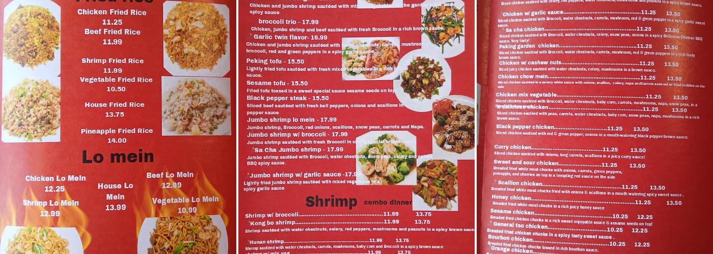 Parrilla express Menu