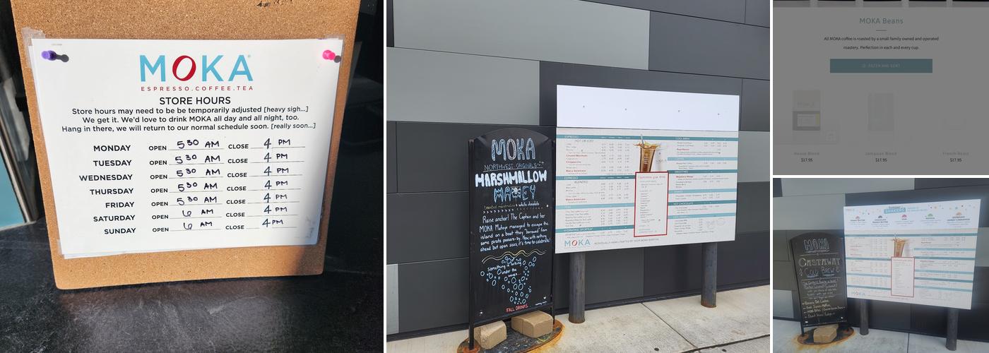 MOKA Menu