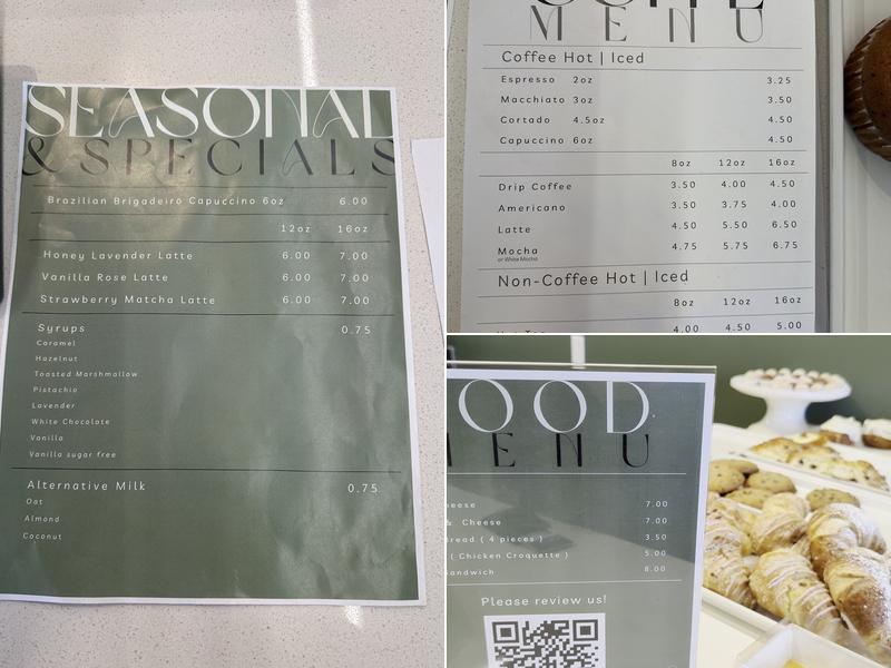 Geos Cafe Menu