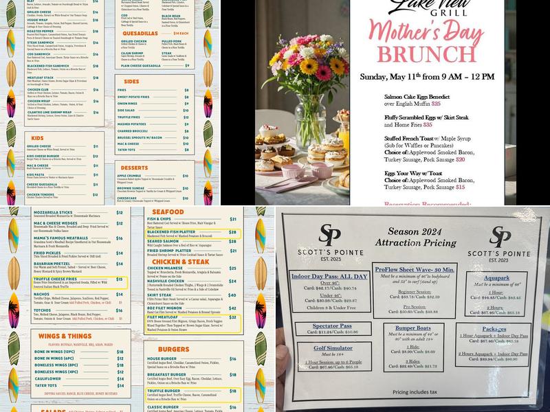 Lake View Grill Menu