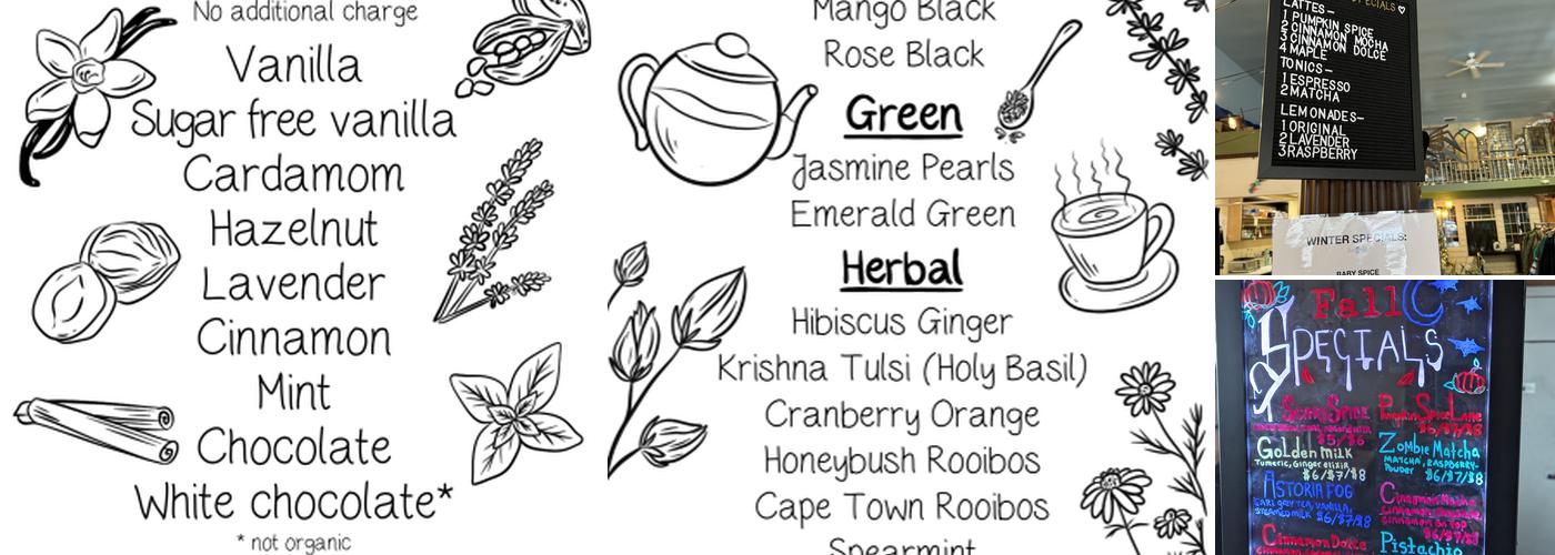 Sleeper Coffee Menu