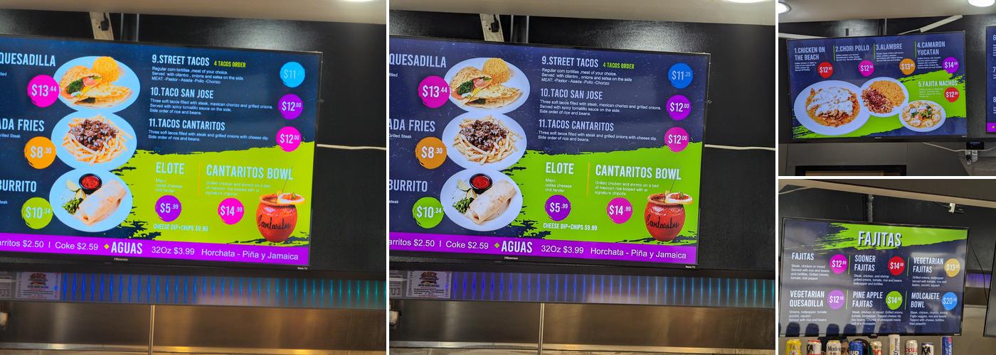 Cantaritos Mexican grill Menu