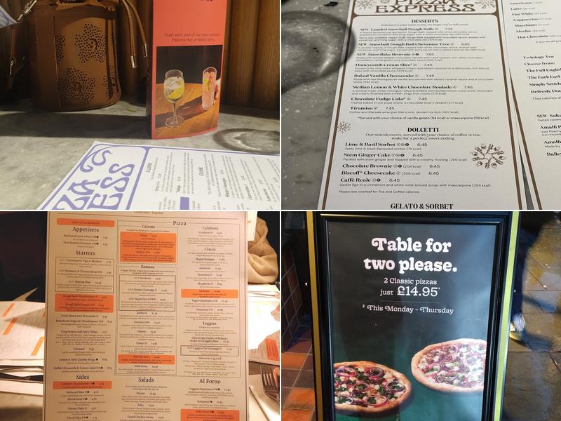 Pizza Express Menu