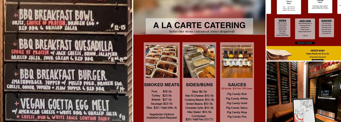 Pig Candy BBQ - Loveland Menu