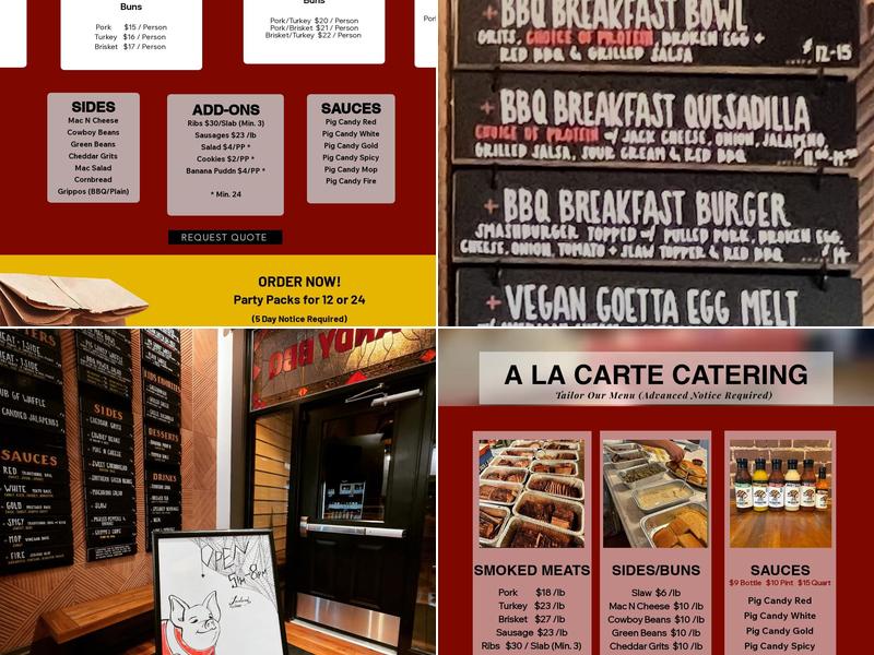 Pig Candy BBQ - Loveland Menu