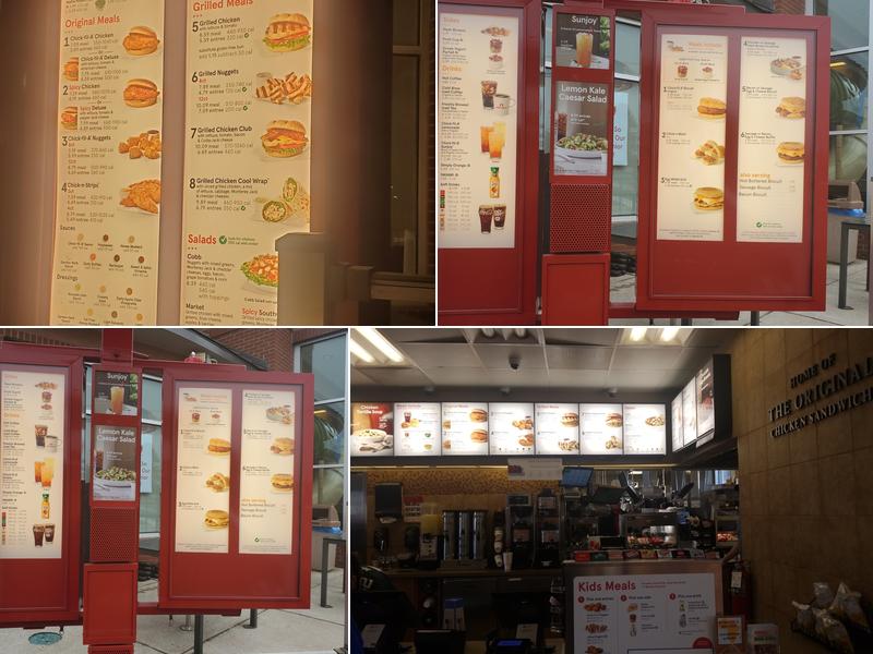 Chick-fil-A Menu