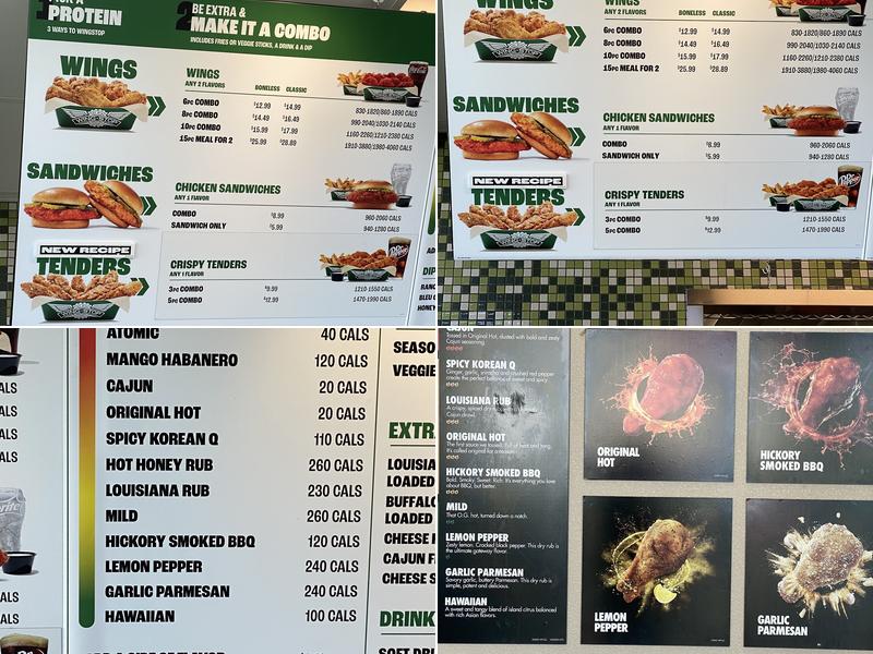 Wingstop Menu