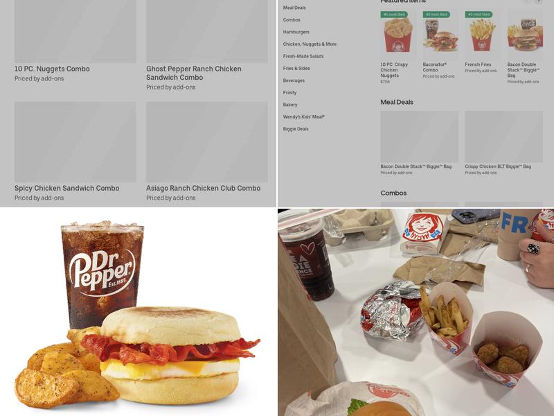 Wendy's Menu