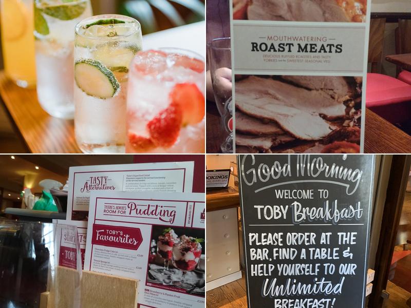 Toby Carvery Chelmsford Menu