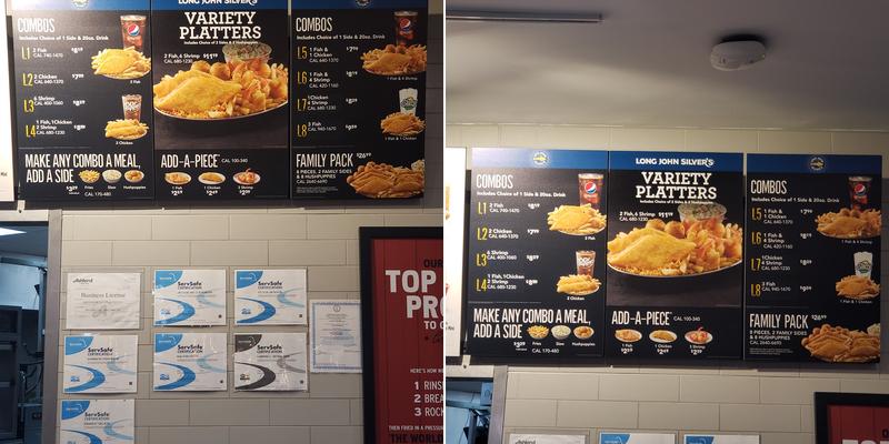 KFC Menu