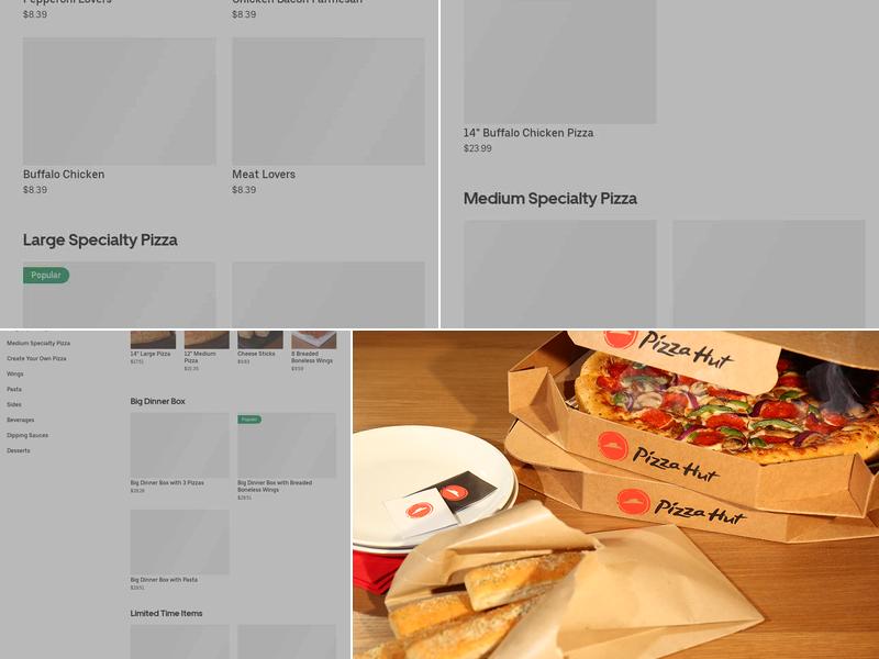 Pizza Hut Menu